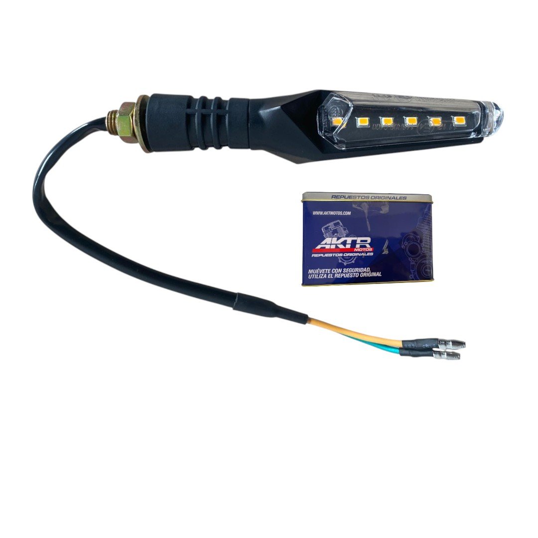 Direccional Delantera Derecha 2024 Led 125NKD Rp SKU_ 7700149347143 Direccional Delantero Derecha 2024 Led AKT 125Nkd - Imagen 1