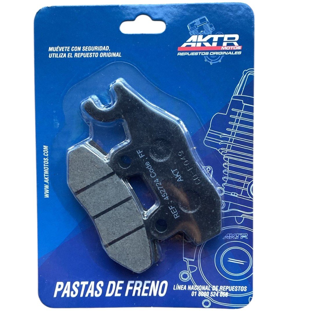 Juego Pastillas Freno Delantero (GRUESA) AKT 125EVO 125NE 125R3 NKDR SLR TTX Juego Pastillas Freno Delantero 200SmEvoTtx (Gruesa) AKT 125Evo 125Ne 125R3 - Imagen 1
