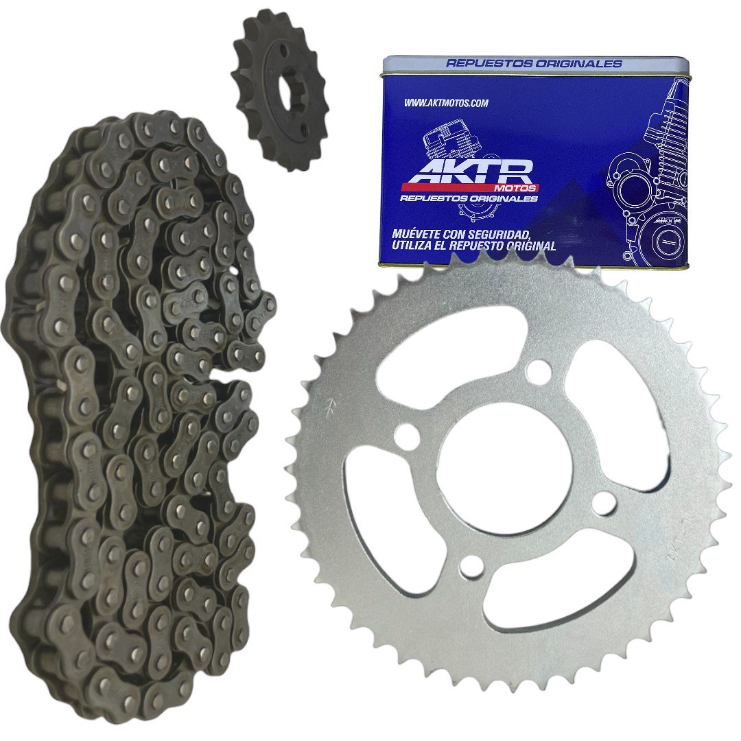 Kit Arrastre AKT Original 1647x124_428H AKT 200DS SKU 7705946752831 Kit Arrastre Original 1647X124_428H Ds200 AKT - Imagen 1