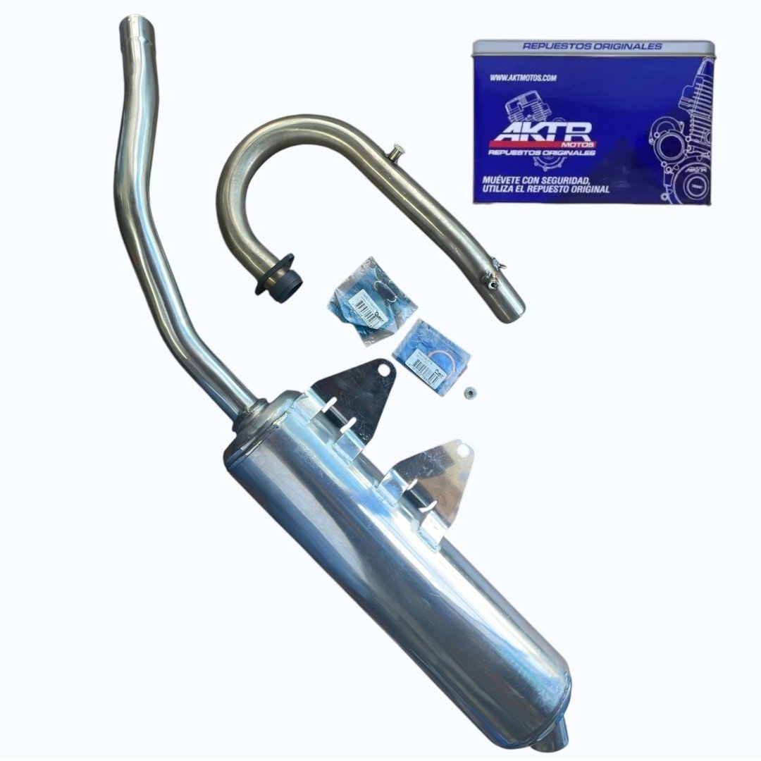 Mofle Tubo a Tubo AKT 250 TT RP Repuesto Moto-Photoroom (4) Mofle Tubo a Tubo AKT 250 TT RP Repuesto Moto - Imagen 1