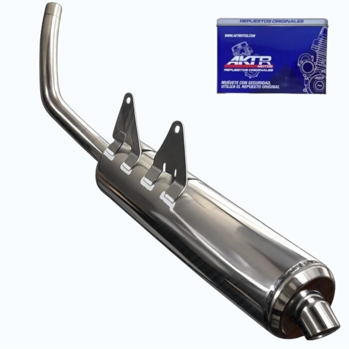 Mofle Tubo a Tubo AKT 250 TT RP Repuesto Moto - Imagen 5